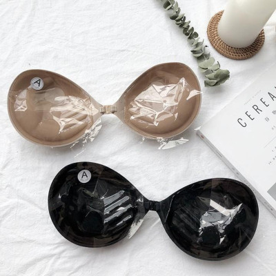 Áo dán nâng ngực khóa cài trước màu da hoặc đen 01