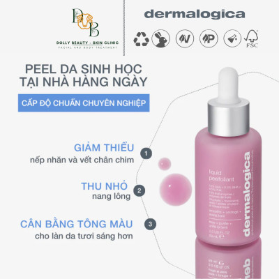 DERMALOGICA Peel Tái Tạo Hàng Ngày LIQUID PEELFOLIANT Phiên Bản Nâng Cấp có AHA, BHA, PHA