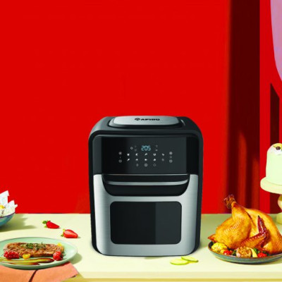 Nồi chiên không dầu RAPIDO RAF-12D (Điều khiển điện tử) -Hàng chính hãng 