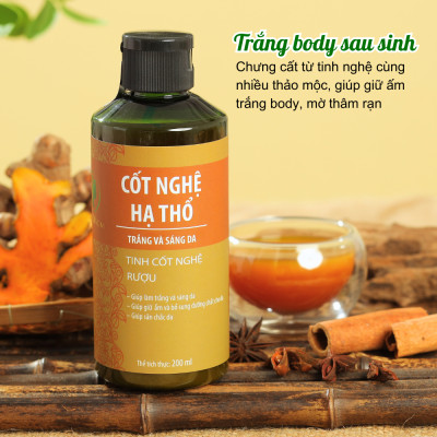Bộ dưỡng trắng da body cho mẹ sau sinh Wonmom ( 1 kem sữa nghệ toàn thân + 1 cốt nghệ)