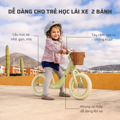 Xe cân bằng 2 bánh Kinderkraft Rapid2 cho bé từ 2 tuổi - Chính hãng
