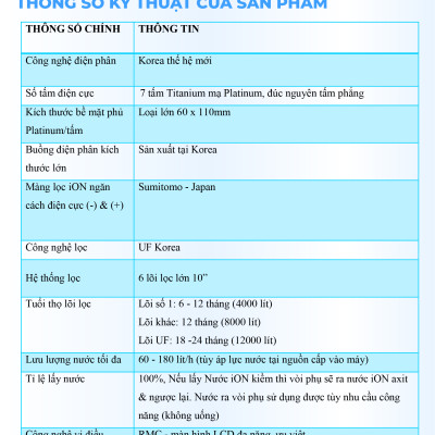 Máy Lọc Nước Điện Giải Ion Kiềm ROBOT IonKing 711 Chế Độ Nóng Nguội Lạnh  - Hàng Chính Hãng