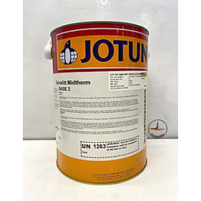 Sơn chịu nhiệt Jotun Solvalitt Midtherm (260°C) Base 2 màu xám - Grey 0038_ 5L