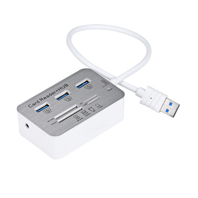 Cáp USB 3.0 to Hub Usb + Card reader All in One - Hàng Nhập Khẩu