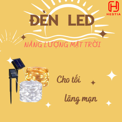Đèn led dây năng lượng mặt trời T-Light 10 mét, 20 mét cho không gian Nhà, Quán Cafe, Ban Công, Sân Thượng Siêu Chill...
