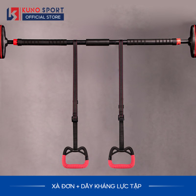 Xà Đơn Treo Tường Gắn Cửa Đa Năng KUNO SPORT Dụng Cụ Tập Gym Tại Nhà Bản Nâng Cấp Chịu Lực Cao