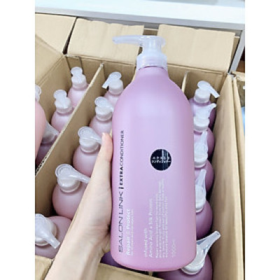 Dầu Xả Salon Link Extra Dưỡng Tóc Nhật Bản 1000ml (Màu Hồng Tím) - Dành Cho Mọi Loại Tóc - Không Gây Bết
