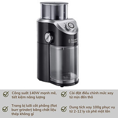 Máy xay cà phê Russell Hobbs 23120-56 hàng đức Hàng Chính Hãng