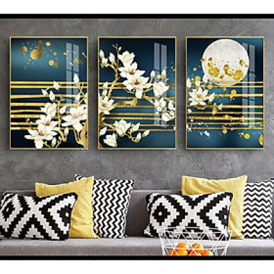 Bộ 3 tranh treo tường trang trí phòng khách,phòng ăn, phòng ngủ PVP_HD46