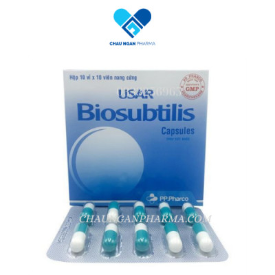 Men tiêu hóa USAR BIOSUBTILIS Hộp 100 viên