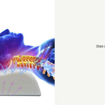 Gối Dợn Sóng Cao Su Thiên Nhiên Vạn Thành 29x49x09cm độ đàn hồi cao nâng đỡ tốt