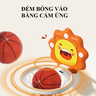 Đồ Chơi Cho Bé Trai Bé Gái - Đồ Chơi Bóng Rổ Cho Bé Treo Tường Có Cảm Ứng Tính Điểm Phát Nhạc Cổ Động - Đồ Chơi Trẻ Em Thông Minh - Đồ Chơi Trẻ Em HT SYS