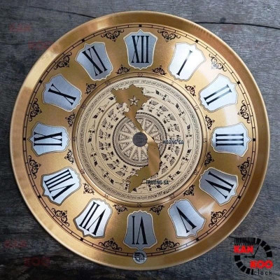 Mặt đồng hồ nhôm kiểu cổ điển La Mã 18cm – Phù hợp làm đồng hồ gỗ, decor