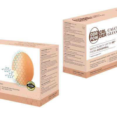 Combo 3 hộp canxi hữu cơ tinh khiết từ vỏ trứng gà