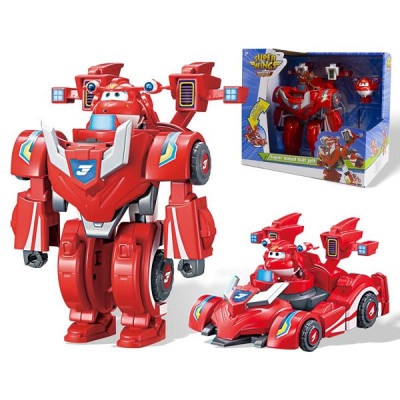 Đồ Chơi Siêu Robot Biến Hình Xe Đua - Jett Tia Chớp - Super Wings EU770351