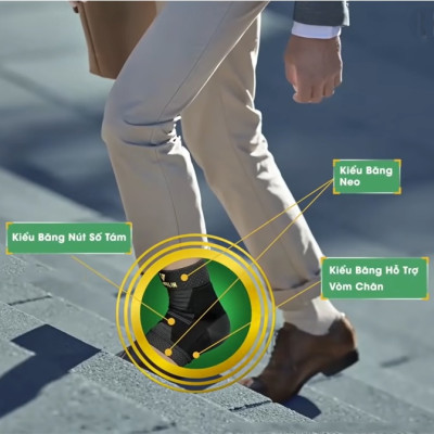 Băng Bảo Vệ Khớp Cổ Chân Vantelin Ankle Support size L