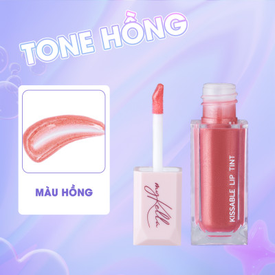 Son Bóng myKella Dưỡng Ẩm Lâu Trôi Màu Hồng