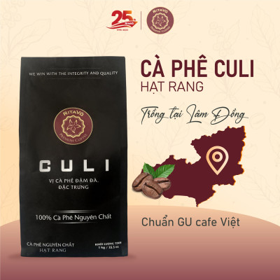 Cà phê hạt rang Rita Võ Cafe Culi 1kg
