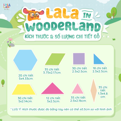 Đồ Chơi Xếp Hình Gỗ Nam Châm Lala Wooderland Phát Triển Tư Duy Sáng Tạo – Lalala Baby