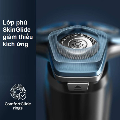 Máy cạo râu khô và ướt Series 7000 cao cấp Thương hiệu Philips Hà Lan Norelco S7788 - Hàng Nhập Khẩu