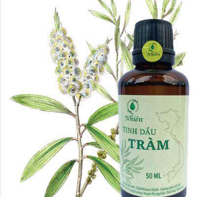 Tinh dầu tràm Nhiên 50ml Tinh dầu tràm Huế dùng cho trẻ sơ sinh