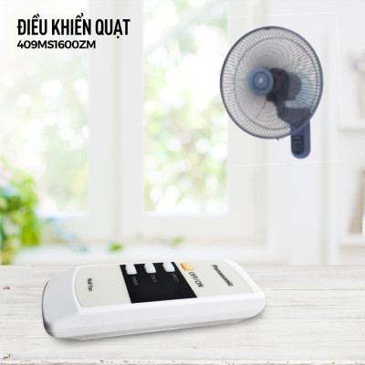 Điều khiển quạt treo tường Panasonic F409M chính hãng (tặng kèm 2 Pin) - Hàng chính hãng