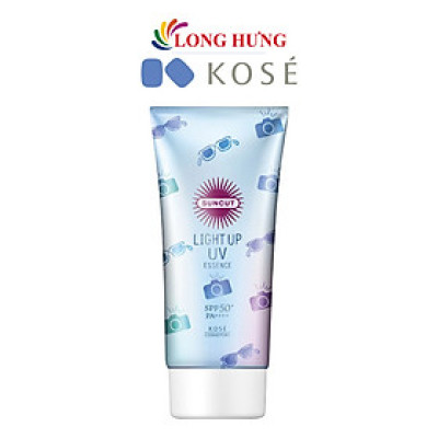 Kem chống nắng nâng tone Kosé Suncut Tone Up UV Essence Pink Flamingo SPF50+ PA++++ giúp bảo vệ da (80g) - Hàng chính hãng