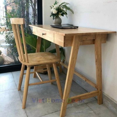 Bàn Học Bàn Làm Việc Viet Home Decor Gỗ Phong Cách Trẻ Trung 7010