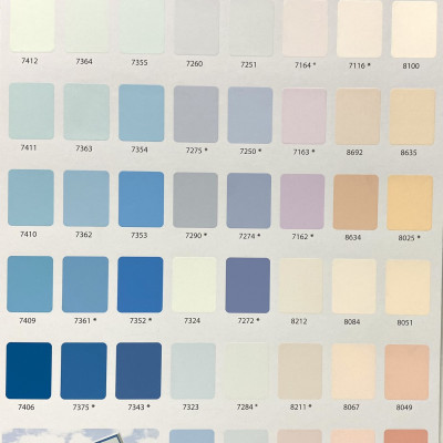 Sơn nước ngoại thất cao cấp TOA 4 Seasons Satin Glo siêu bóng màu xanh 7506 _ 18L