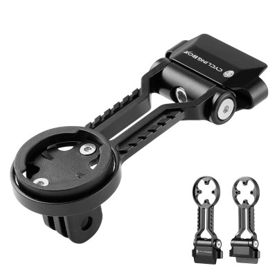 Giá đỡ đồng hồ đa chức năng mở rộng điều chỉnh góc lên xuống 135 độ CyclingBox CB-1600  cho xe đạp địa hình bằng hợp kim nhôm kéo dài tay lái xe đạp - Mai Lee 