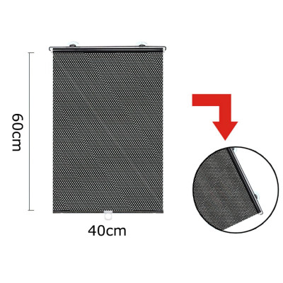 Rèm che nắng cửa kính, cửa sổ dạng kéo hít chân không kích thước 40x60cm