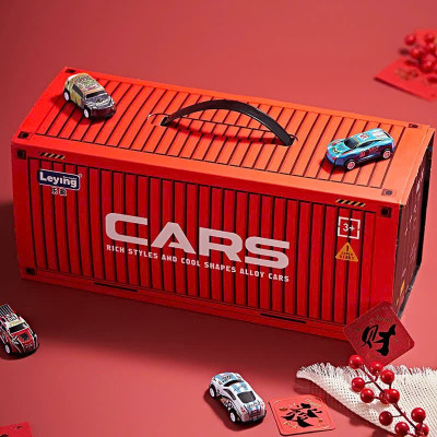 Bộ Đồ Chơi Xe Ô Tô Container 48 Chiếc Mini – Quà Sinh Nhật Bé Trai – Đồ Chơi Mô Hình Xe Hơi Kèm Hộp Đựng - HÀNG CHÍNH HÃNG MINIIN