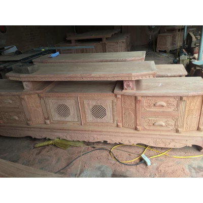 Kệ tivi Vat gỗ gõ đỏ