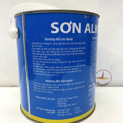 Sơn dầu Bạch Tuyết màu Hòa bình 713 3kg