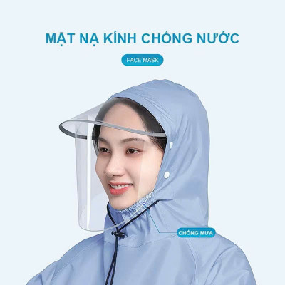 Áo Mưa Đi Xe Kính Chắn Nước Phong Cách Nhật Bản Cao Cấp, Tiện Dụng, An Toàn (Didooglt) - HÀNG CHÍNH HÃNG MINIIN