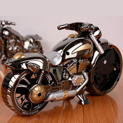 Đồng Hồ Báo Thức Để Bàn Kiểu Dáng Xe Phân Khối Lớn KhoNCC Hàng Chính Hãng - KDHS-561-DPKL (Vàng, Bạc)