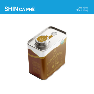 Cà phê Pleiku Blend Organic - SHIN Cà Phê - Cà phê pha thủ công - Hộp thiếc 200 g