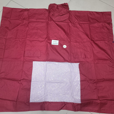 Áo Mưa Kín Hông Không Xẻ Tà, Áo Mưa Bít Vải Dù Cao Cấp Siêu Dày,  Màu Sắc Cá Tính Cho Nam Và Nữ