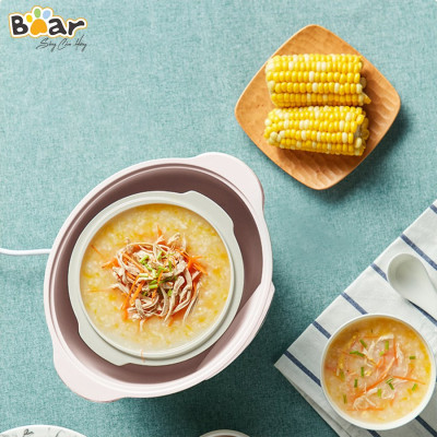 Nồi Nấu Chậm 1,6L Bear SUBE002 Đa Năng Nấu Cháo, Chưng Yến Bản Quốc Tế - Hàng Chính Hãng