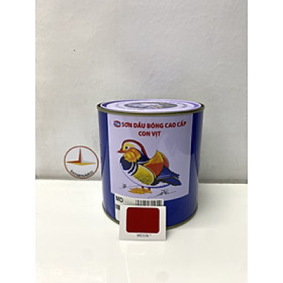 Sơn dầu cao cấp TOA Con Vịt màu đỏ MD 336 _ 800 ml