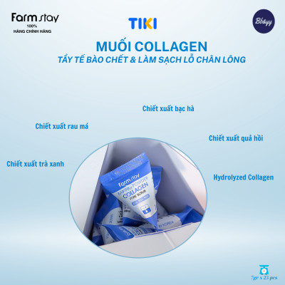 Muối Collagen Tẩy Tế Bào Chết & Làm Sạch Lỗ Chân Lông _ Baking Powder Collagen Pore Scrub