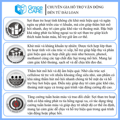 Đai Bảo Vệ Lưng Grace Care LB221 (Bản Cao ~23cm) - Cố Định, Giảm Đau, Thoát Vị Đĩa Đệm, Gai Cột Sống