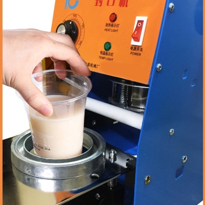 Máy Ép Miệng Ly ABG , Máy Dán Màng Cốc Trà Sữa, Hoa Qủa, Sinh Tố, Cà Phê IC ( Chưa Kèm Cuộn Màng) - 25 - Hàng Chính Hãng