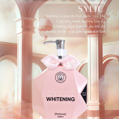 Kem Dưỡng Trắng Da SYLIC Whitening Body Lotion Full Size Hương nước hoa - Dưỡng trắng, cấp ẩm, chống nắng