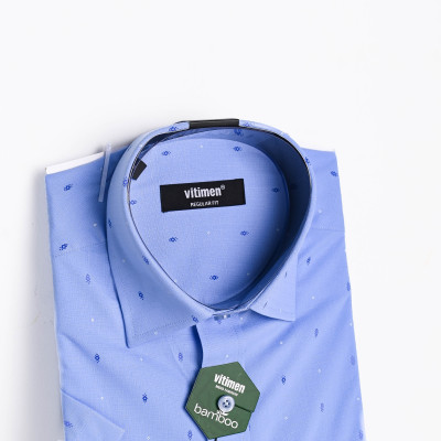 Áo sơ mi nam Vitimen ngắn tay form Regular fit