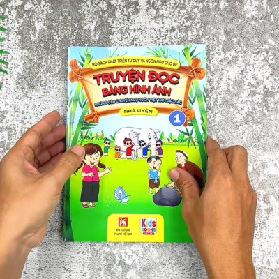 Combo 2 Quyển Phát Triển Tư Duy Và Ngôn Ngữ Cho Bé - Truyện Đọc Bằng Hình Ảnh - Truyện Ngụ Ngôn Việt Nam đặc sắc - ( VT)