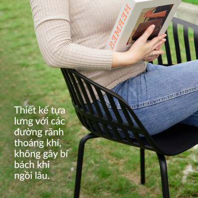 Ghế nhựa quán cà phê Morica - 395209