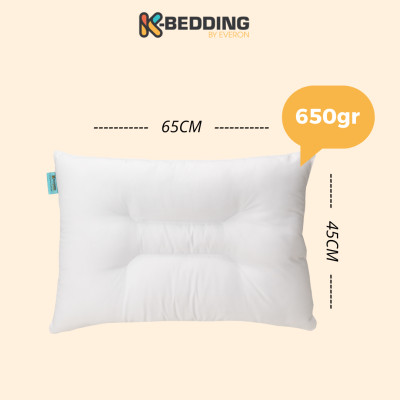 Ruột gối thư giãn K-Bedding by Everon, thư giãn cổ, massage cổ, chống ngáy 45x65cm