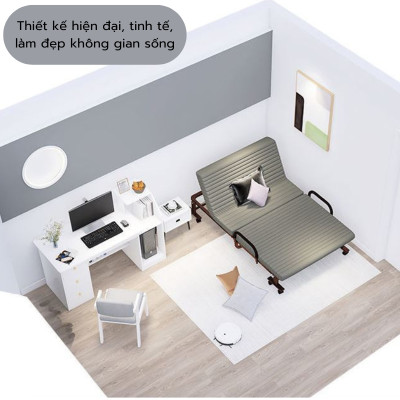 Giường ngủ hỗ trợ trào ngược dạ dày, nâng đầu bằng động cơ điện, tiện lợi, dễ sử dụng, chính hãng Nikita