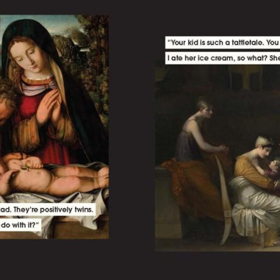 Sách - Parenting Advice to Ignore in Art and Life by Nicole Tersigni (UK edition, Hardcover)